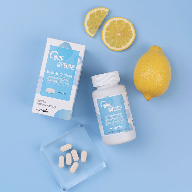화이트 글루타치온, 1개, 90정