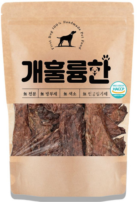 롱스트립 터키힘줄 터키츄 퍼스트독 스트립 100% 국내산 수제간식, 1개, 150g, 한우허파