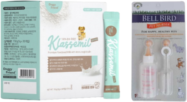 아기고양이 초유 분유 분말 새끼 고양이용 고양이 우유 이유식 밀크 파우더, 국내산 분유 + 젖병 세트, 1세트, 150g