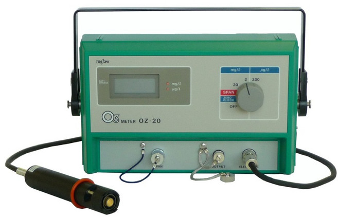 OZ-20 TOADKK 휴대용 용존 오존측정기 액체 O3 측정기, 1개