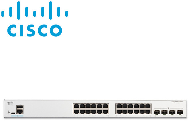시스코 C1200-24T-4G [Layer2 1Gbps 24Port + 1G 4Port SFP Switch]