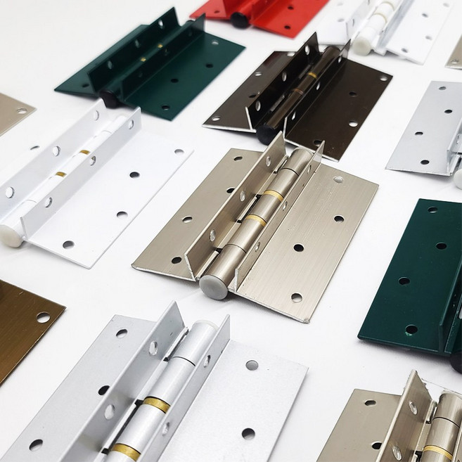 샤시문경첩 알루미늄T경첩 홈티경첩 낱개, 03 T경첩-백색, 1개