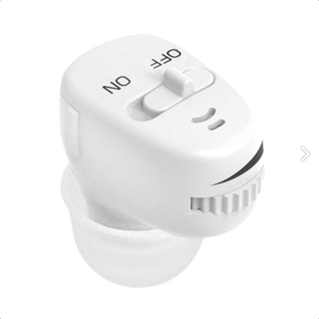 신형 화이트 음성증폭기 무선 소형 초경량 소리증폭기 음성 보조기, 1개, 1개입