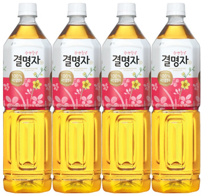 웅진 광명찾은 결명자차, 1.5L, 4개