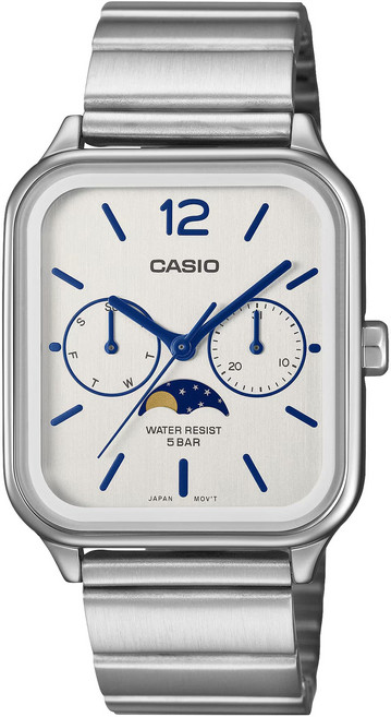 CASIO 卡西歐 男士系列 月相 金屬手錶 MTP-M305D-7AJF