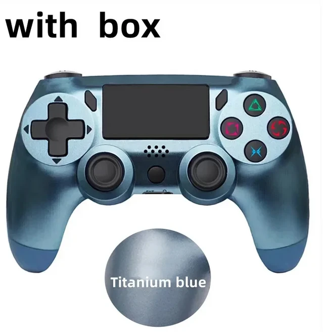 만도 조이스틱 무선 블루투스 PS4 컨트롤러 (소니 호환 프로/슬림/PC/아이패드 호환호환/진동 게임패드) 콘, 02 T-BLUE