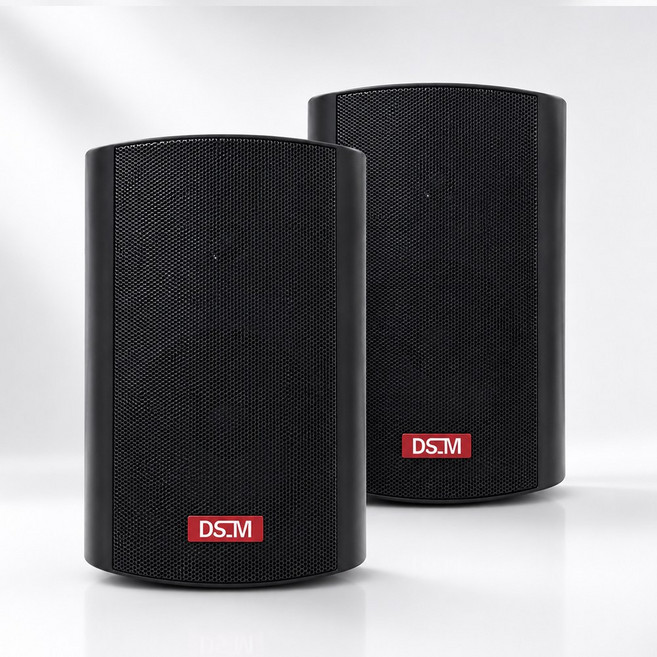 매장용 스피커 DS-520 패션스피커(블랙) 2P 세트, DS-520(블랙)