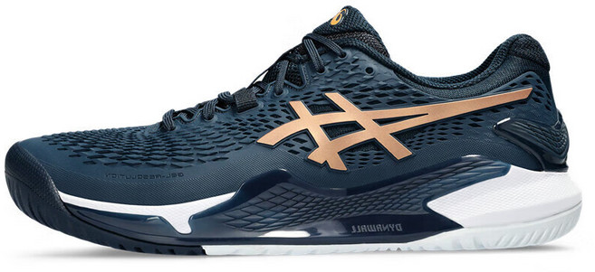 아식스 젤 레졸루션 9 남성 하드코트 테니스화 1041A468-960