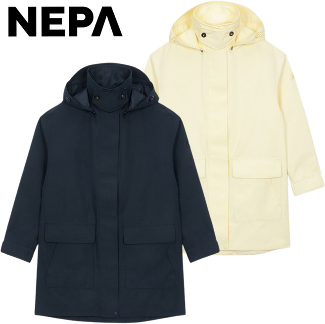 [백화점발송] 네파 여성 레인코트 방수 후드 런닝 트레킹 등산 바람막이 가벼운 외출 방풍 데일리 자켓