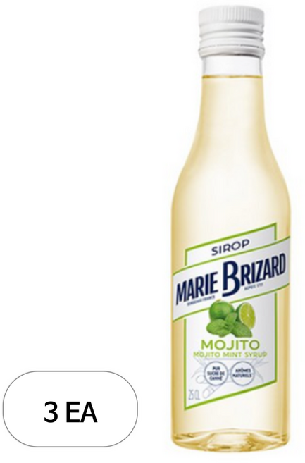 마리브리자드 모히또민트 시럽, 250ml, 3개