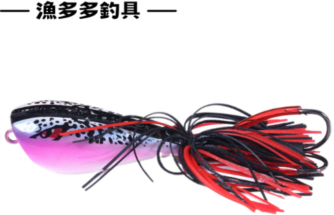 漁多多釣具 改裝多曼 雷魚專用路亞 9cm/9g 水表假餌, 1個, Ｂ：紫魔黑