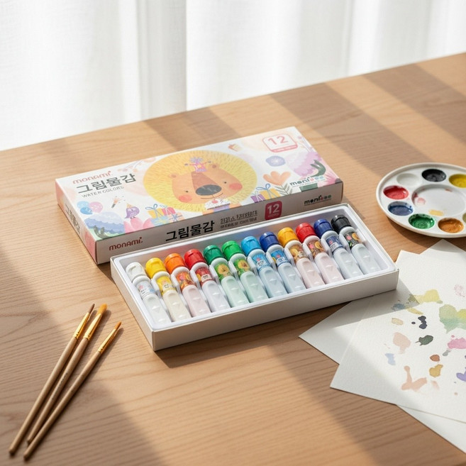줍줍매점 모니주 수채 물감 과슈물감