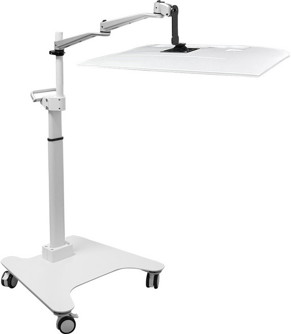 모니터암 침대형 이동 카트 32인치 30인치 29인치 27인치 25인치 24인치 23인치 22인치 모니터 이동식 스탠드 거치대