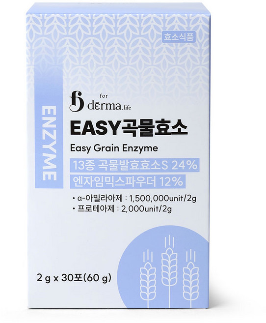 포데르마 이지 곡물효소 유산균, 1박스, 30회분