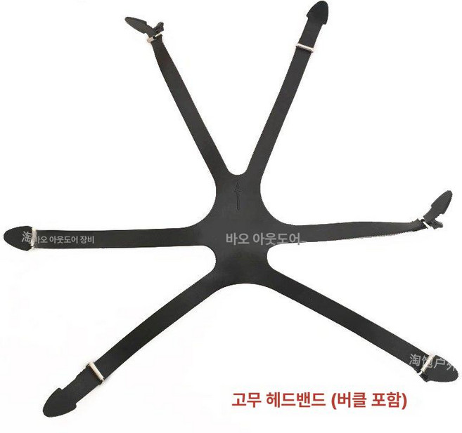 군용 방독면 호흡기 마스크 화생방 대피용 공기 방연, 고무 헤드밴드 클립 포함, 1개