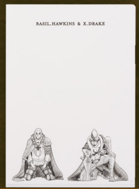 바질호킨스&드레이크 클리어런스파일&스티커 H상 새로운새벽 제일복권 원피스 이치방쿠지