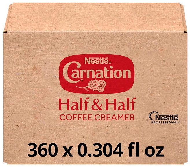 네슬레 커피 크리머 360개입 1팩 하프 앤 하프 Nestle Carnation Coffee Creamer Half and Half Made, 1개