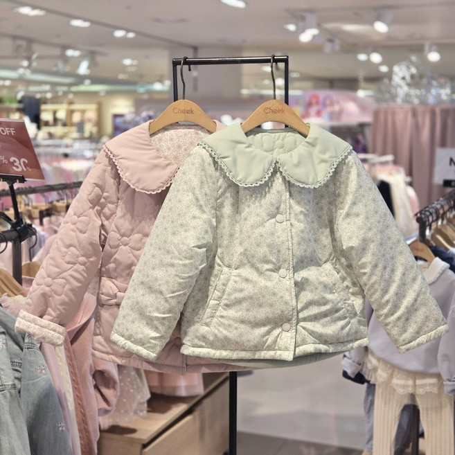 치크 실용만점 리버시블 퀼팅 점퍼 CKJP2611G_NC강서점