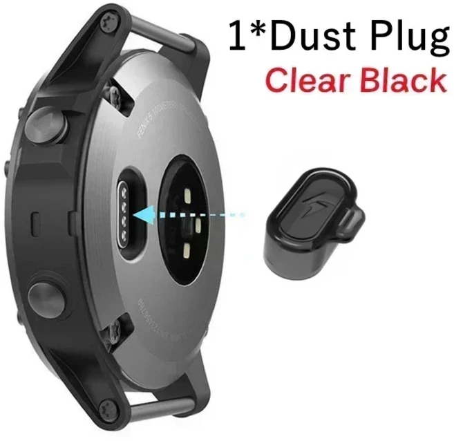 IOS 마이크로 USB 유형 C 충전 어댑터 케이블 용 시계 플러그 Garmin Watch Fenix ​​8 7 S 6 5 7X 6X Forer, 04 1 x Dust Plug C