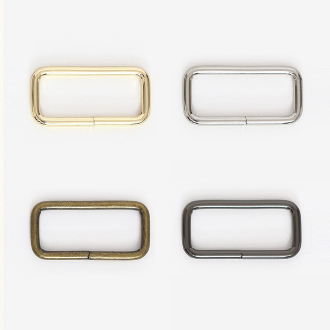 핸디스우성 베이직 사각링 15mm~38mm 4컬러, 47-475/20mm(메탈그레이), 1개