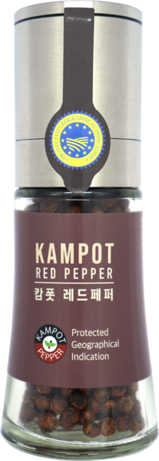 캄폿 라플랜테이션 LA PLANTATION 최상급 레드페퍼 그라인더, 1개, 40g