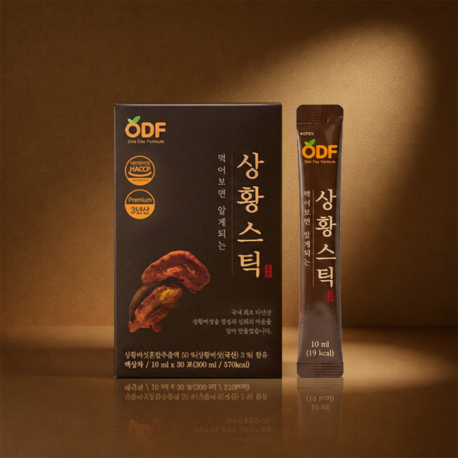 먹어보면 알게되는 상황스틱 3년산 상황버섯 진액, 30개, 10ml
