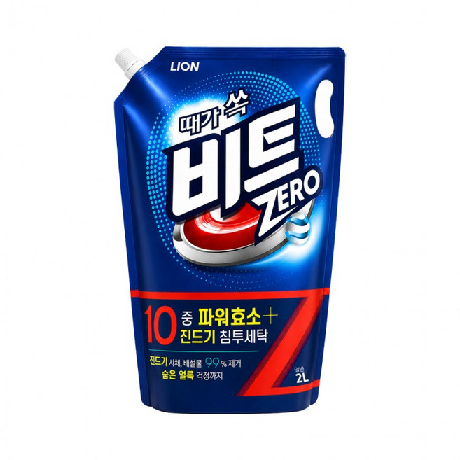 비트제로 액체세제 드럼용 리필 2L 파우치 세탁기 액상 세탁세제, 1ml, 1개