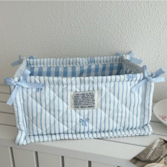 라워스 다용도 퀄팅 기저귀 바구니, 1개, 대형