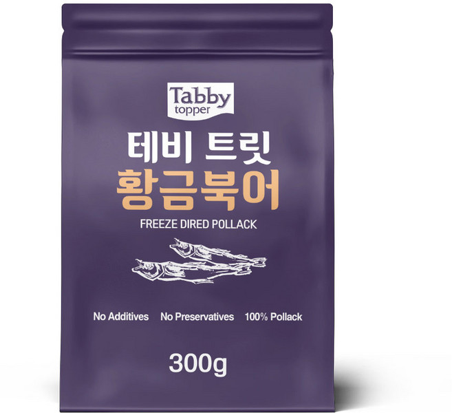 테비토퍼 테비트릿 동결건조간식, 황금북어, 300g, 1개