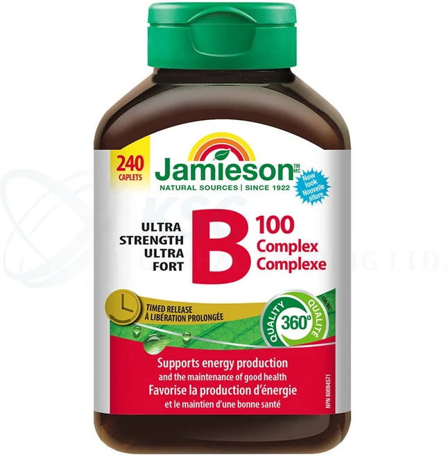 자미에슨 울트라 스트렝스 B100 컴플렉스 100mg 240정, 1개 - 쿠팡