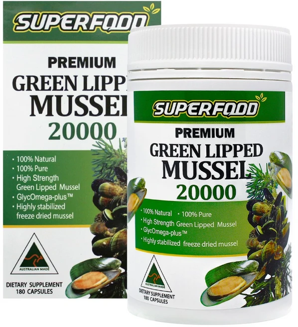 네이쳐스그린웨이 뉴질랜드 고함량 초록입홍합 아스로캄 20 000mg 180정(6개월분), 1개, 20g - 쿠팡