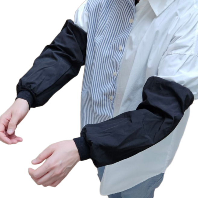 TOPNSHINY 작업용 팔토시 (10켤레 세트), 검정색, 10개