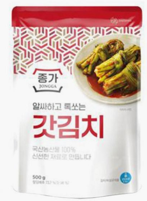 종가 갓김치, 1개, 500g