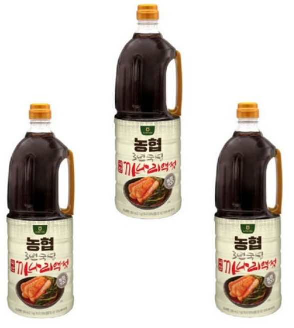 농협식품 국산 까나리액젓 2.1kg 3개 맛있는 요리 조미료 조림 볶음 무침 찌개 김치 양념 한국