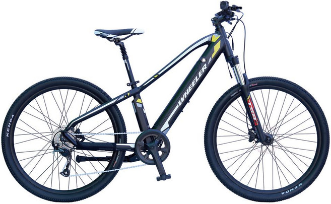 WHEELER E-SPORT-II SHIMANO 電輔車, 黑黃14.5, 1個