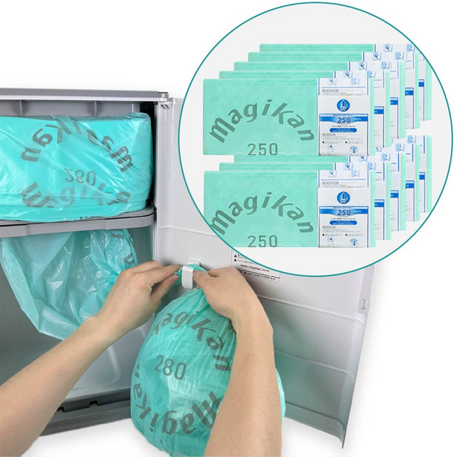 매직캔 리필봉투 250 NS250 MJ250 MH250 매직캔 정품 리필 10매, 10개, 21L