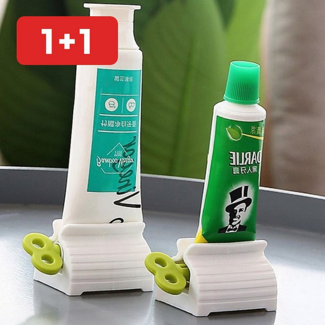 치약짜개 튜브 마지막 압착 치약통 욕실 벽부착 절약 짜기, 1개, one 3. 블루