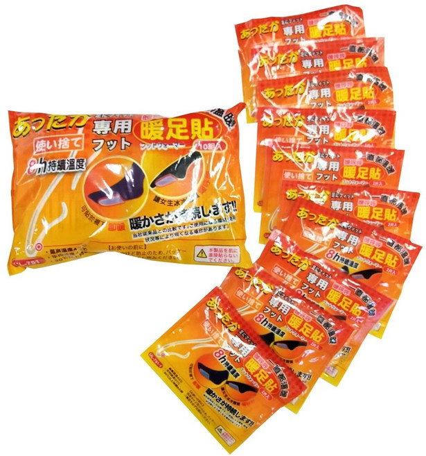 暖呼呼 貼式暖足貼 8小時持續恆溫, 1個