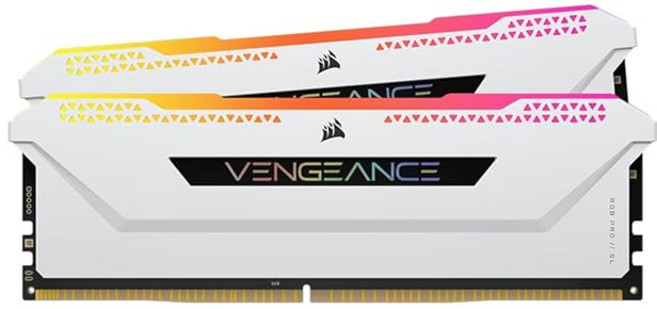 CORSAIR 커세어 DDR4 데스크탑용 더미 메모리 VENGANCE RGB PRO SL 라이트 인핸스먼트 키트 화이트 CMHLEKIT2KW, 상세페이지 참조, 상세페이지 참조