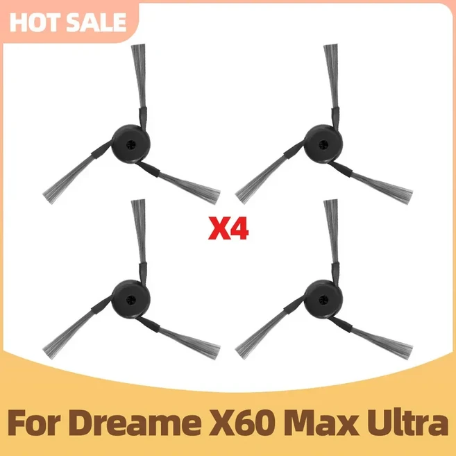 Dreame X60 Max Ultra 완전한 진공청소기 부품 사이드 브러시 먼지 봉투 천 교체 액세서리와 호환 가능, 07 4S