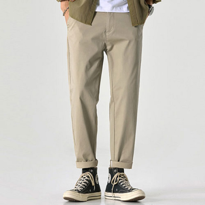 모던에프 모던 세미 루즈핏 9부 밴딩 팬츠 (9201)