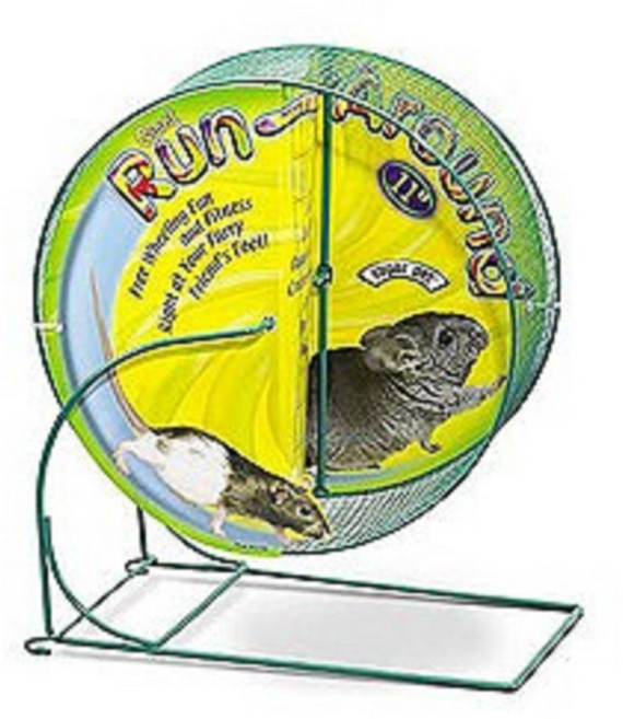 케이티 슈퍼펫 런어라운드 휠 자이언트 대형 11인치 29cm 햄스터 소동물 쳇바퀴, 1개