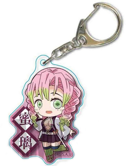 귀멸의 칼날 키링 열쇠고리 키체인 13종 SD캐릭터네임ver., G-003662. 칸로지 미츠리, 1개