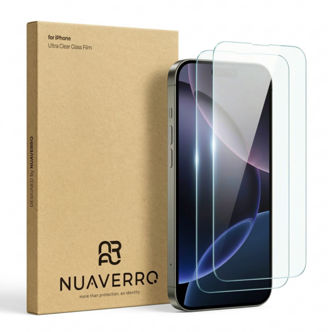 누아베로 울트라 클리어 아이폰 액정보호필름 [2p], 1세트