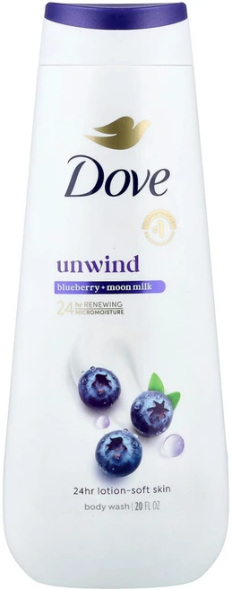 도브 언와인드 바디워시 블루베리 문밀크 600ml DVE-04951 - 쿠팡