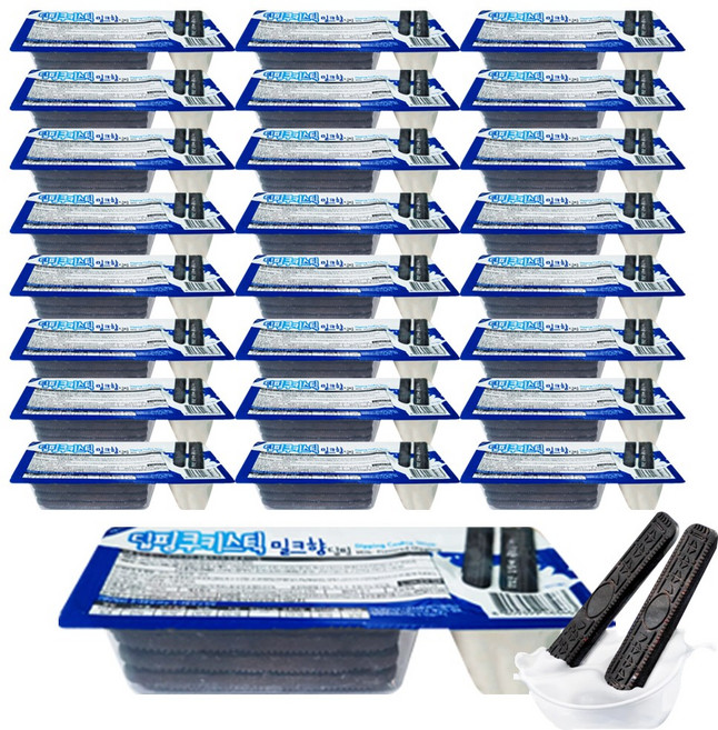 편의점 딥핑 쿠키스틱 밀크맛 찍어먹는 과자 한정행사 25개(28gx25개) 어린이집 유치원 학교 교회 간식 선물, 25개, 28g