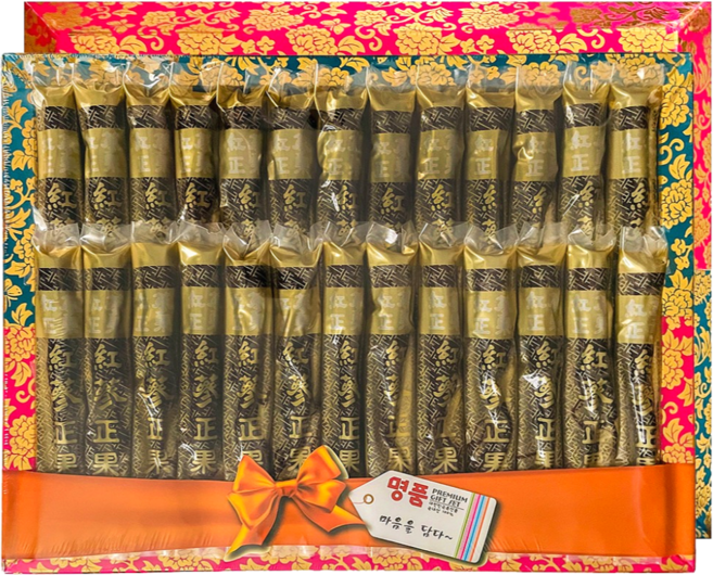 홍삼정과 한지바구니 선물세트 낱개 개별진공포장 예쁜 보자기 포장 달달쫀득한 식감 이바지 상견례 첫인사 명절