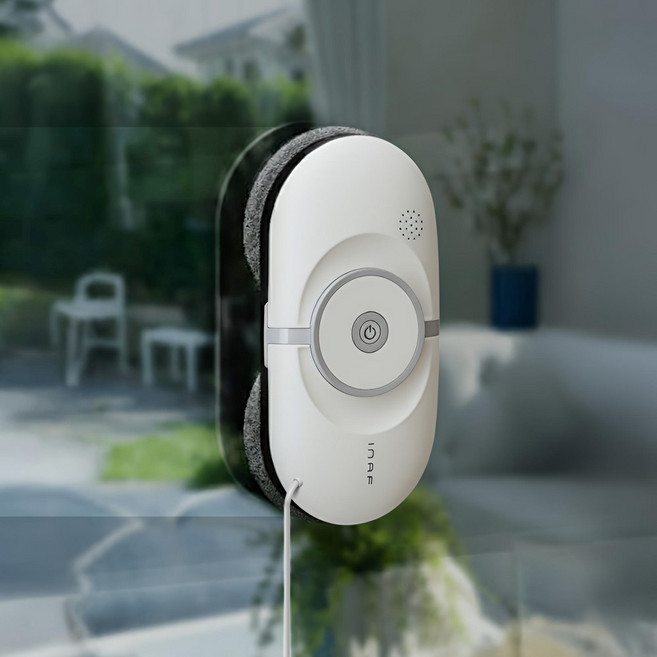 이나프 창문 로봇청소기 유리창 베란다 창문청소기 직진봇, 화이트, 이나프 창문로봇 청소기