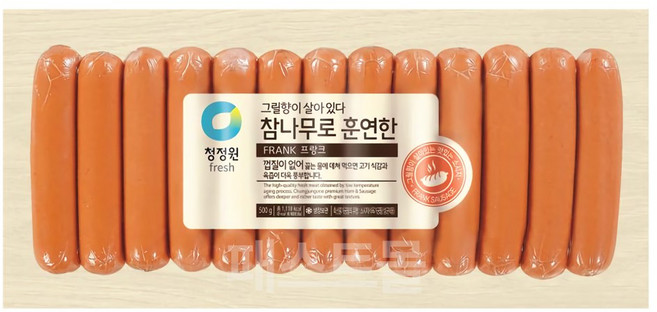 청정원 참나무로 훈연한 프랑크, 500g, 1개