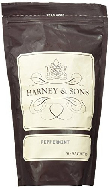 Harney & Sons 페퍼민트 티 50티백 봉지, 50개(1팩)